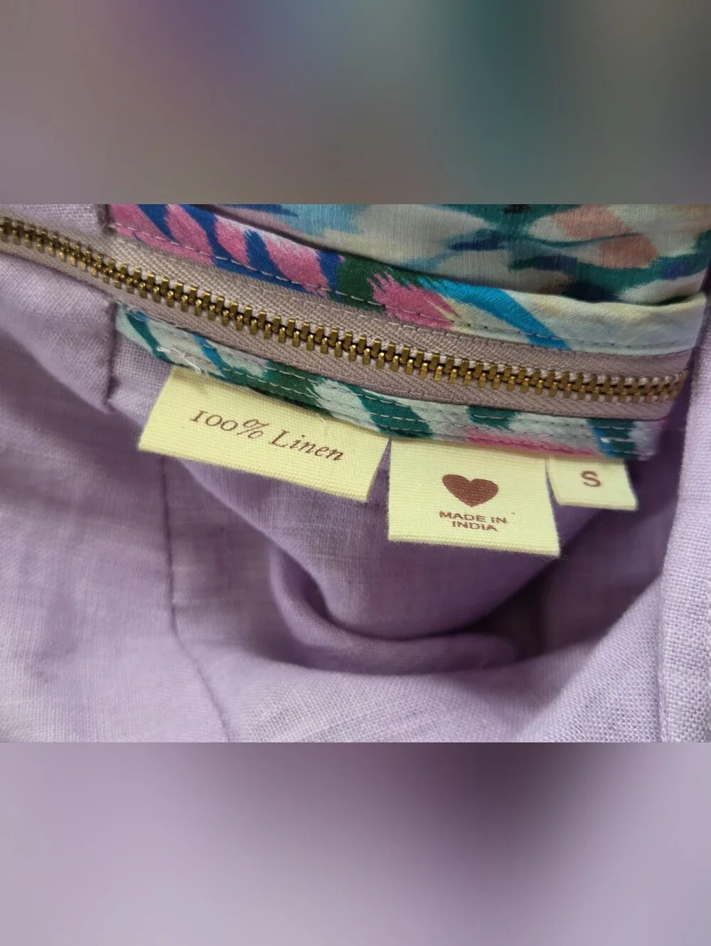 Alix Of Bohemia Lavender Wide-Leg Linen Pants
